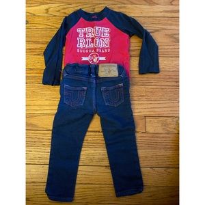 Toddler girls True Religion outfit
